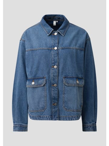 QS Bluse in 56Y7_blau