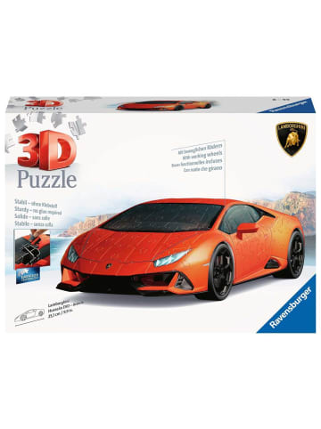 Ravensburger Konstruktionsspiel Puzzle 108 Teile Lamborghini Huracán EVO - Arancio 8-99 Jahre in bunt