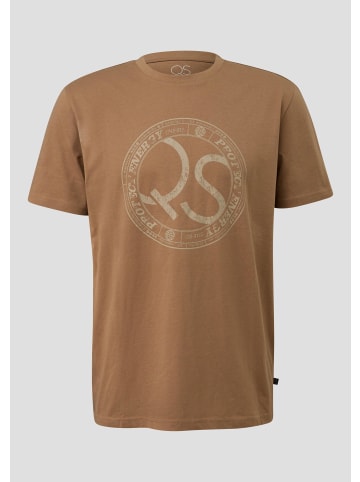 QS T-Shirt in 84D0_sandstein