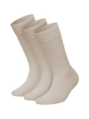 DillySocks 3er-Pack Socken One Color Smooth in Smooth Sand