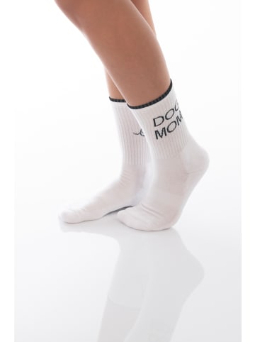 Dailysocks DOG MOM 2.0 - die Socke für echte Hundefans weiß 35/38