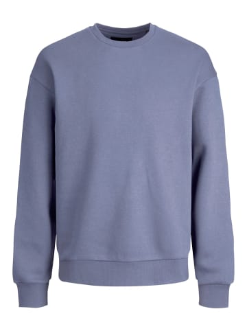 Jack & Jones Basic Sweater Langarm Shirt Rundhals Pullover JJESTAR in Blau