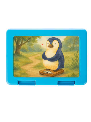 Mr. & Mrs. Panda Bento Box Pinguin Diät Design ohne Spruch in Weiß