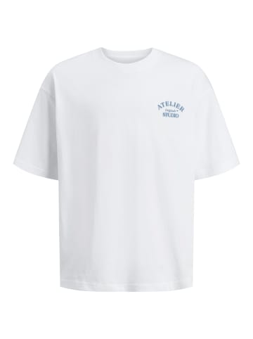 JACK & JONES Junior T-Shirt JORBROOKLYN BACK TEE JNR in bright white