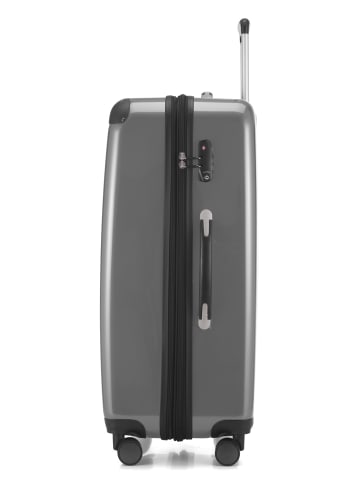 Hauptstadtkoffer Alex - Großer Koffer, TSA in Silber