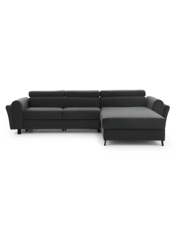 MF Design Mariam Recamiere Rechts in Grau -  (L) 200 x (B) 288 x (H) 92 cm