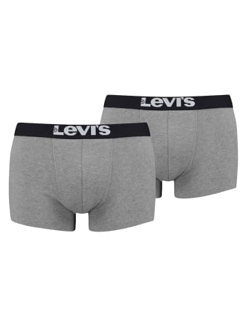 Levi´s Boxershorts 2er Pack in Grau melange