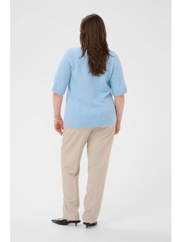 KAFFE curve Strickjacke KCrosa Regular fit in Powder Blue Melange
