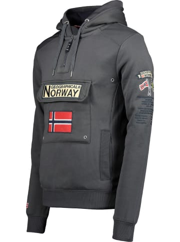 Geographical Norway Hoodie "Gymclass Db Gtx Men 054" in Grau