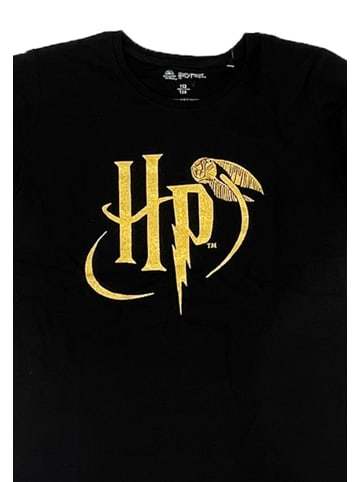 Harry Potter Langarmshirt Longsleeve in Schwarz