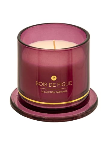 Atmosphera Créateur d'intérieur Duftkerze ILAE mit Glas, 240 ml in Violett, Ø 10,8 x 13,8 cm