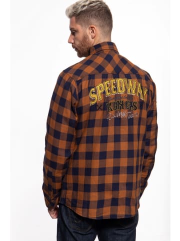 King Kerosin King Kerosin Funktionshemd Speedway Kings in braun