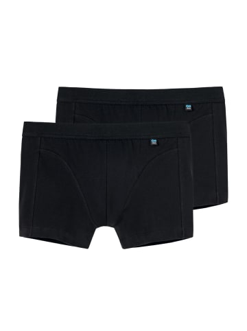 Schiesser Retro Short / Pant Long Life Cotton in Schwarz