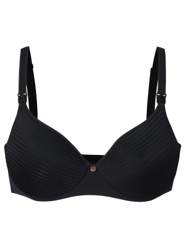 Noppies Gepolsterter Still-Bh Spacer Stripe Nursing Bra in Black