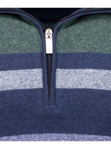 Ragman Troyer-Sweatshirt gestreift in Blau