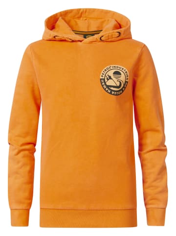 Petrol Industries Hoodie mit Rückenaufdruck Expedition in Orange