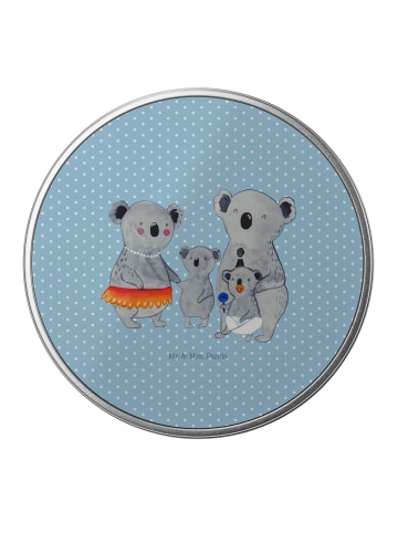 Mr. & Mrs. Panda Aufbewahrungsbox Koala Familie ohne Spruch in Blau Pastell
