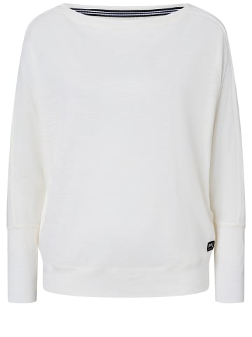 super.natural Merino Longsleeve W KULA TOP in weiß