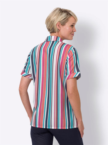 Sieh an! Bluse in ozean-papaya-gestreift