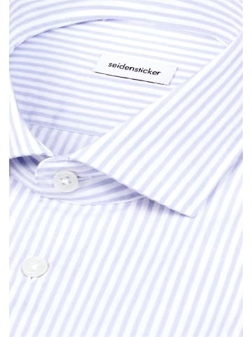 Seidensticker Casual Hemd Slim in Hellblau