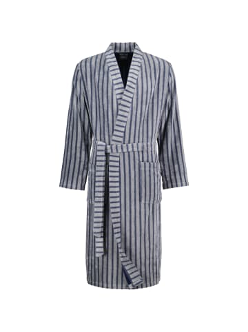 Cawö Cawö Bademäntel Herren Kimono Streifen 5505 denim - 17 in denim - 17