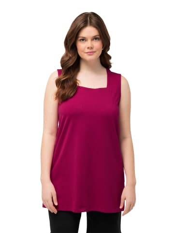 Ulla Popken Longshirt in magnolienrot