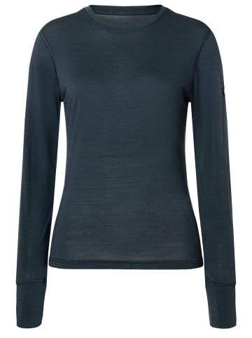 super.natural Merino Longsleeve in blau