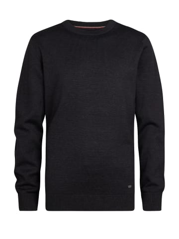 Petrol Industries Strick Basic Pullover Absaroka in Schwarz