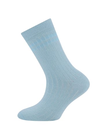 ewers Socken Rippe/Glitzer in blau