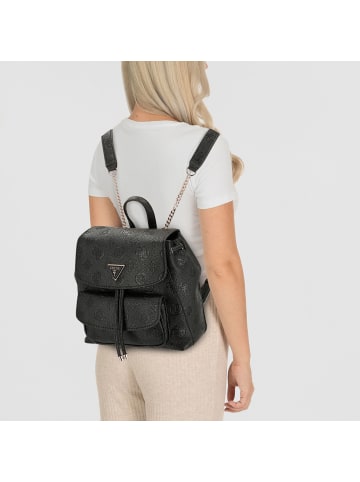 Guess Cresidia City Rucksack 25 cm in black logo