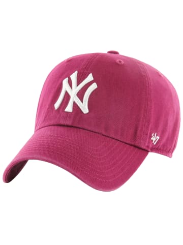 47 Brand 47 Brand New York Yankees Clean Up Cap in Dunkelrot
