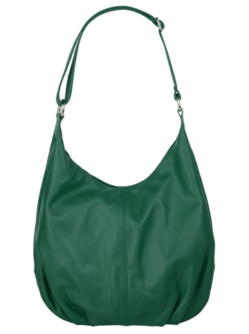 Cluty Shopper echt Leder in dunkelgrün