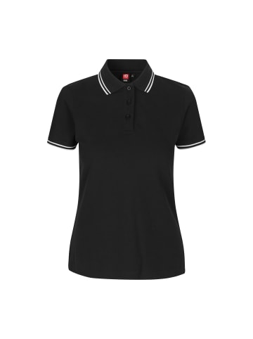 IDENTITY Polo Shirt stretch in Schwarz