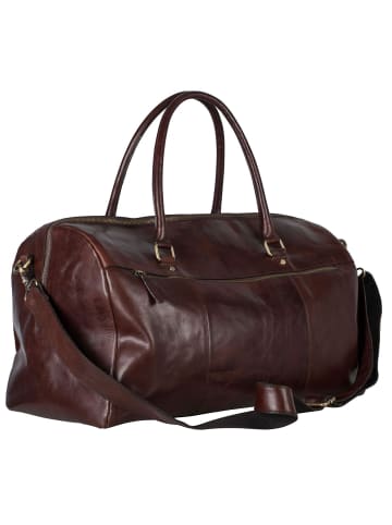 Leonhard Heyden Cambridge Reisetasche Leder 50 cm in rotbraun