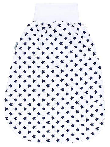 TupTam Baby Strampelsack mit breitem Bund Unwattiert in blau