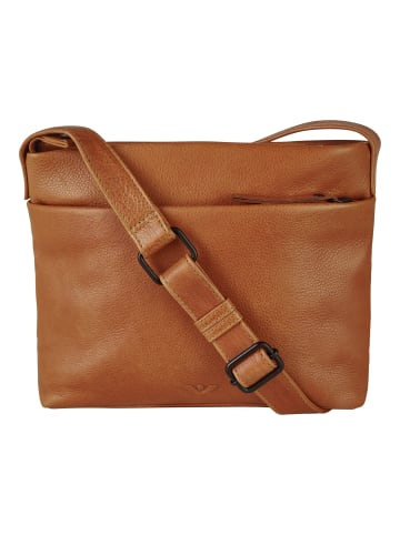 VLD VOi Leather Design Texas Umhängetasche Leder 24 cm cognac
