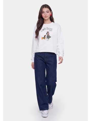 myMo Women Sweatshirt in White