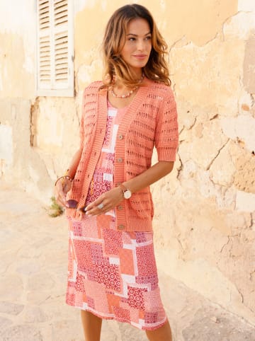 WITT WEIDEN Ajourstrickjacke in papaya