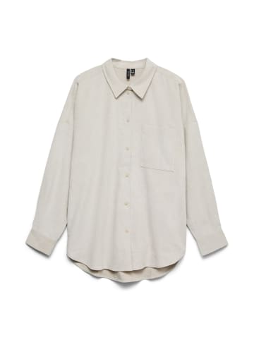 Vero Moda Cordhemd in Pumice Stone