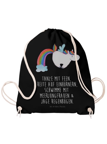 Mr. & Mrs. Panda wander rucksack Einhorn Fliegendes Pferd mit Sp... in Schwarz