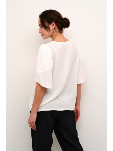 Kaffe Bluse kurzarm KAmina Loose fit in Chalk