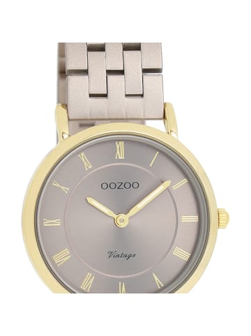 Oozoo Analog-Armbanduhr OOZOO Vintage Series beige klein (ca. 28mm)