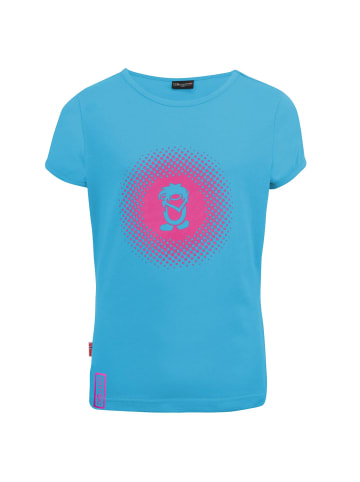 Trollkids Funktionsshirt Logo in nordic blue