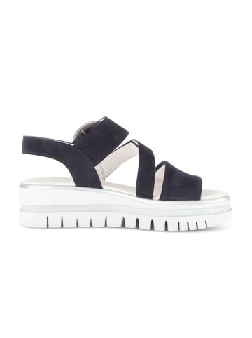 Gabor Plateau Sandalen in blau