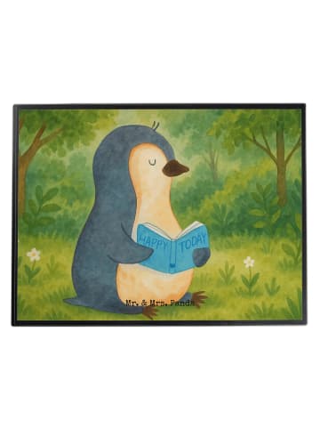 Mr. & Mrs. Panda Schreibunterlage Pinguin Buch Design ohne Spruch in Weiß