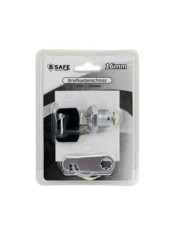 COFI 1453 Briefkastenschloss 16 mm Schubladen Spint Schloss mit 2 in Silber
