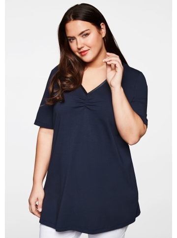 sheego Longshirt in marine