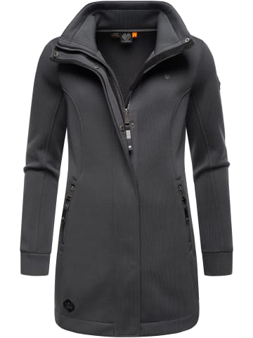 ragwear Sweatjacke Letrice Bonded in Dark Grey