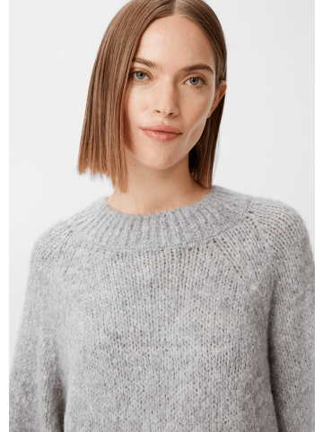 comma Strickpullover langarm in Grau