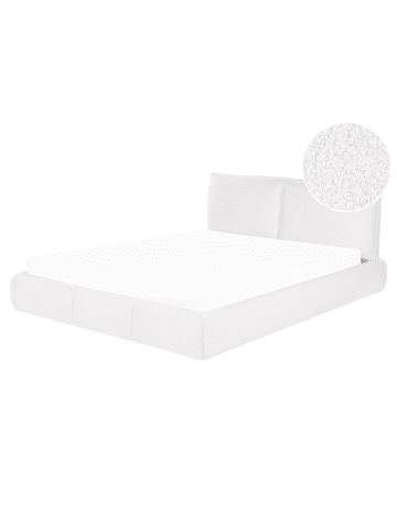 Beliani Doppelbett VINAY in Weiß - (W) 176 x (H) 90 x (L) 233 cm